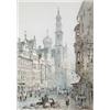 Image 1 : John Preston Neale (1780-1847) pair of watercolour and ink studies, "Augsberg" and "Strasbourg",...
