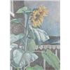 Image 1 : Leslie Davenport (1905-) pastel, "Sunflower and porch", signed and dated '70, 29 x 21 ins....