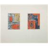 Image 1 : John Piper (1903-1992) mixed media, Studies for the Gas Board murals, 5 x 3.5 ins....