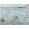 Image 1 : Jean Bratby (Cooke) 1927- oil on canvas, "Seascape", signed, 12 x 16 ins....