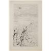 Image 1 : Pierre Auguste Renoir (1841-1919) French drypoint etching, "Sur La Plage a Bernaval", 4.5 x 3 ins...