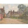 Image 1 : Robert Payton Reid (1859-1945) oil on board, Village street, signed, 10 x 13.5 ins....