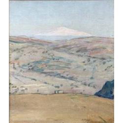 Henry Bishop (1868-1939) oil on canvas, Ben Ledl, signed, 11.5 x 10 ins....