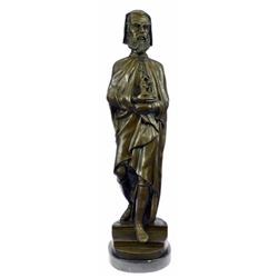 Michelangelo Bronze Sculpture on marble base