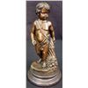 Image 1 : The Little Boy Holding Apple bronze sculpture