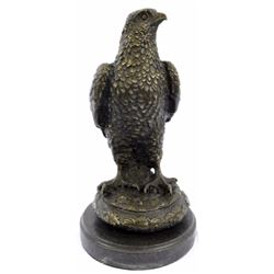 Elegant Eagle Bronze sculpture on A Marble base