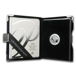 1999-W 1/10 oz Proof Platinum American Eagle (w/Box & COA)