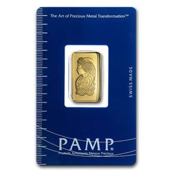2.5 gram Gold Bar - Pamp Suisse Lady Fortuna (In Assay)