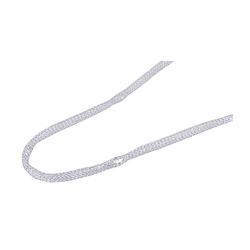 Sterling Silver Rhodium Plated Lightweight CZ Necklace stp00579