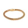Image 1 : Sterling Silver Rose Gold Plated Snake Skin Italian Bracelet itb00003rgp