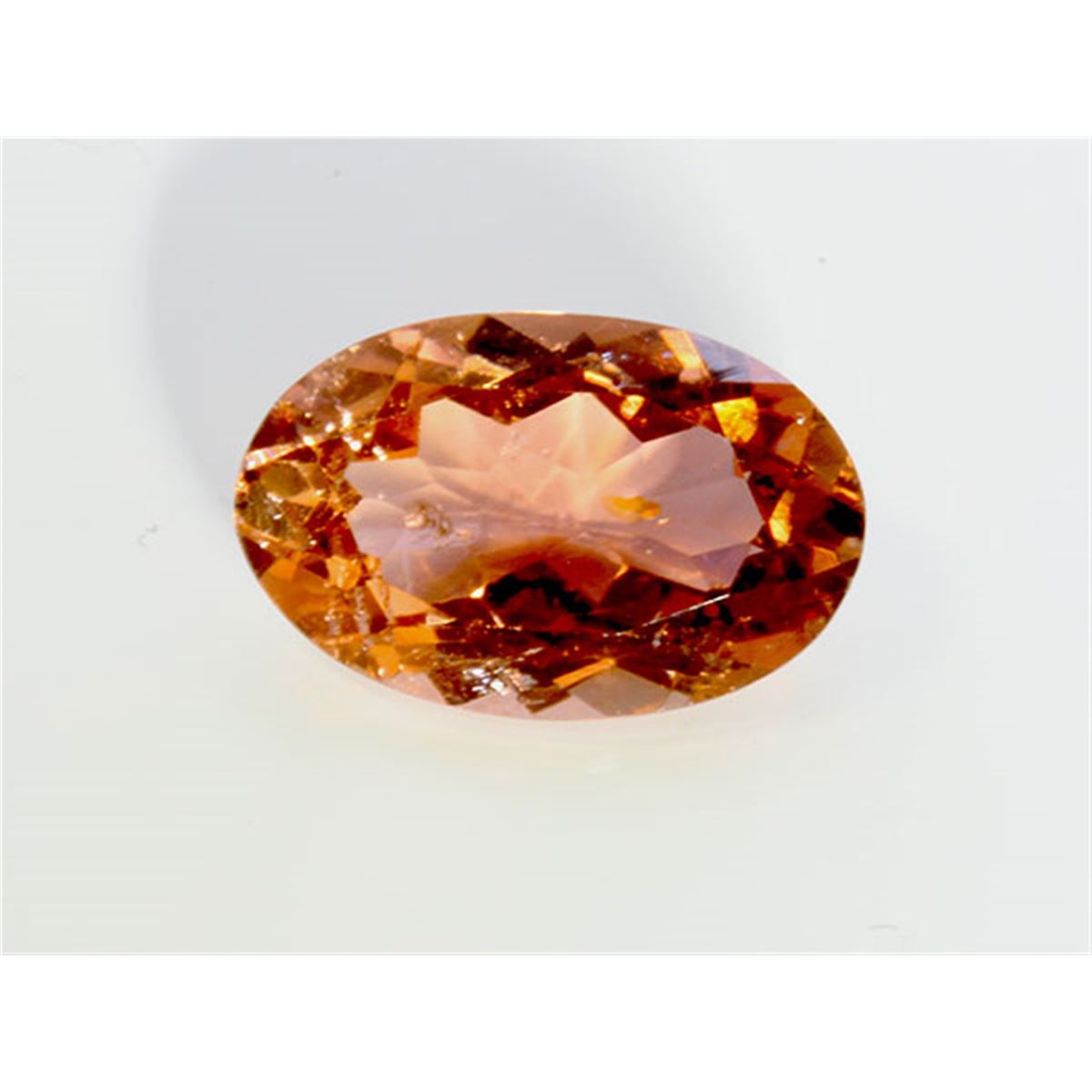 5 ct & up Peach Tourmaline Oval