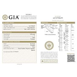 GIA/Round/E/VVS2/0.7Ct
