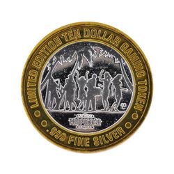 .999 Silver Tropicana Las Vegas $10 Casino Gaming Token Limited Edition