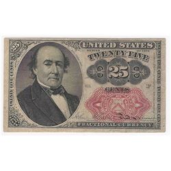 1874 Twenty-Five Cent Fifth Issue Fractional