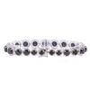 Image 2 : 14KT White Gold 28.68ctw Black and White Diamond Bracelet