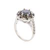 Image 4 : 14KT White Gold 3.28ctw Black and White Diamond Ring