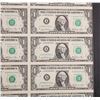 Image 2 : Rare 1981 $1 Uncut Sheet with Mismatch Serial Error