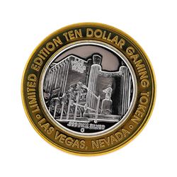 .999 Silver Las Vegas Club Nevada $10 Casino Gaming Token Limited Edition