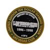 Image 2 : .999 Silver Las Vegas Club Nevada $10 Casino Gaming Token Limited Edition