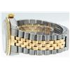 Image 5 : Rolex Mens Two-Tone MOP Diamond & Baguette DateJust Wristwatch