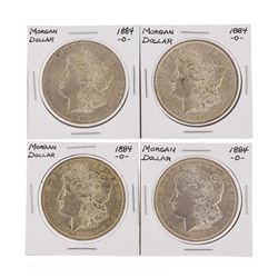Set of (4) 1804-O $1 Morgan Silver Dollar Coins