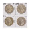 Image 1 : Set of (4) 1804-O $1 Morgan Silver Dollar Coins