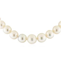 14KT White Gold 11.0mm-15.0mm South Sea Cultured Pearl Necklace