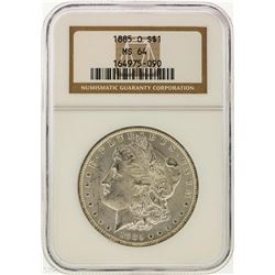 1885-O $1 Morgan Silver Dollar NGC Graded MS64
