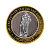 Image 2 : .999 Silver Circus Circus Hotel & Casino $10 Gaming Token Limited Edition