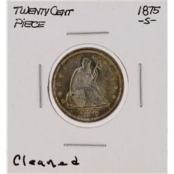 1875-S Twenty Cent Piece Silver Coin