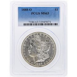 1888-O $1 Morgan Silver Dollar Coin NGC Graded MS63