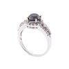 Image 3 : 14KT White Gold 2.50ctw Fancy Black and White Diamond Ring