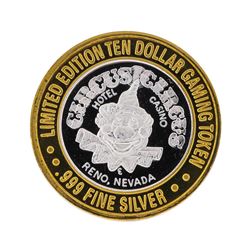 .999 Silver Circus Circus Hotel & Casino Reno $10 Gaming Token Limited Edition