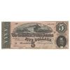Image 1 : 1864 $5 Confederate States of America Note