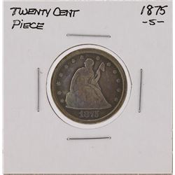 1875-S Twenty Cent Piece Silver Coin
