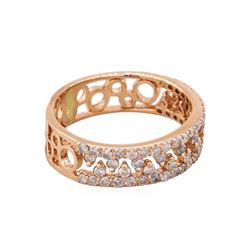14KT Rose Gold 0.50ctw Diamond Ring