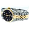 Image 6 : Rolex Mens Two Tone Tapestry Index Fluted Bezel Datejust Wristwatch