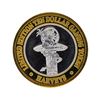 Image 2 : .999 Silver Harveys Lake Tahoe, Nevada $10 Casino Gaming Token Limited Edition