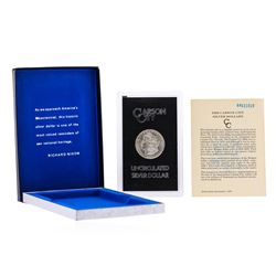 1884-CC $1 Morgan Silver Dollar Coin GSA Holder w/Box and COA
