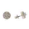 Image 2 : 18KT White Gold 1.04ctw Diamond Stud Earrings