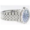 Image 2 : Mens Rolex Stainless Steel Diamond Pyramid Datejust Wristwatch
