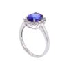 Image 3 : 14KT White Gold 2.20ct. Tanzanite and Diamond Ring