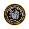 Image 1 : .999 Silver Las Vegas Club Nevada $10 Casino Gaming Token Limited Edition