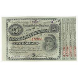 1800s $5 State of Louisiana Baby Bonds