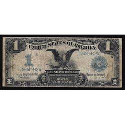 1899 $1 Black Eagle Silver Certificate Note