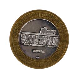 .999 Silver Boomtown Hotel & Casino Reno, NV $10 Gaming Token Limited Edition