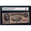 Image 1 : 1917 $2 Large Size Legal Tender Note PMG Graded VG8