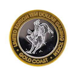 .999 Silver Gold Coast Las Vegas $10 Casino Gaming Token Limited Edition