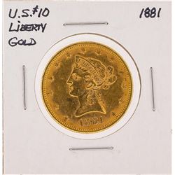 1881 $10 Liberty Head Eagle Gold Coin