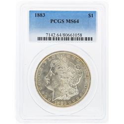 1883 $1 Morgan Silver Dollar PCGS Graded MS64